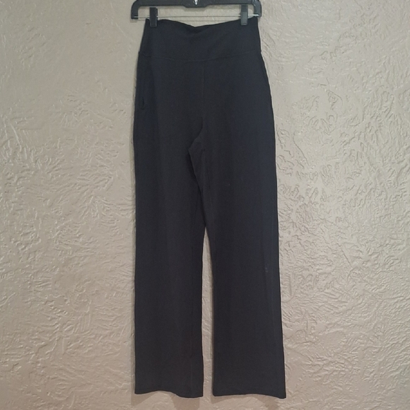 Black High-Waisted Pants Size M-L - Picture 1 of 7